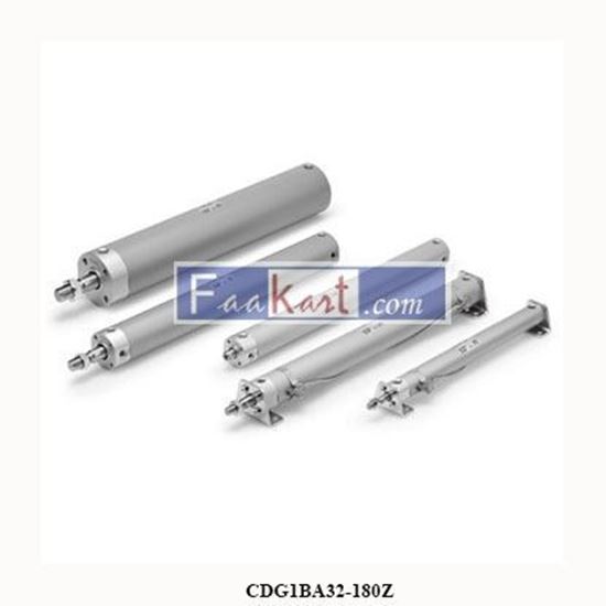 Picture of CDG1BA32-180Z  SMC   pneumatic cylinder actuator with built-in magnet + air cushion