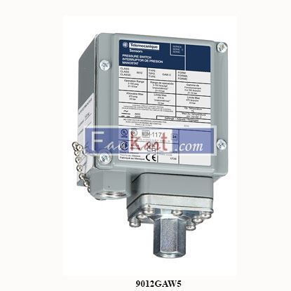 Picture of 9012GAW5  TELEMECANIQUE   Pressure switch