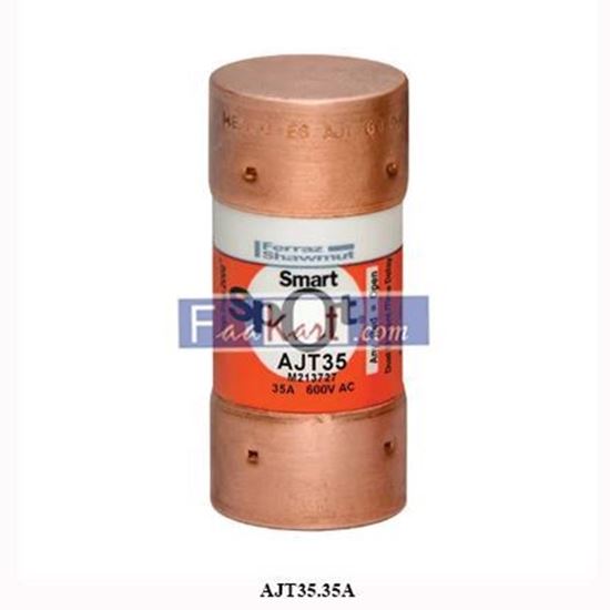 Picture of AJT35 Mersen  Fuse, Time-Delay, Class J, Visual Indicator, 200kA AC/100kA DC, 600VAC, 35A
