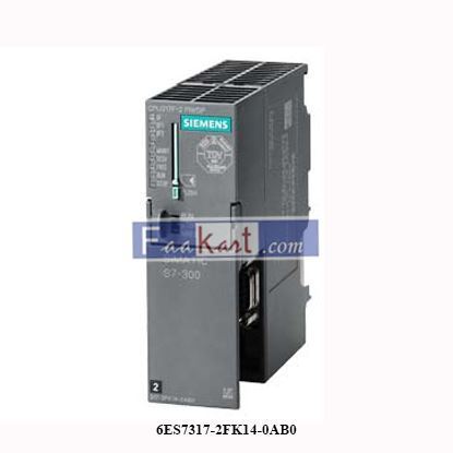 Picture of 6ES7317-2FK14-0AB0 SIEMENS SIMATIC S7-300 CPU317F-2 PN/DP, central processing unit with 1.5 MB work memory