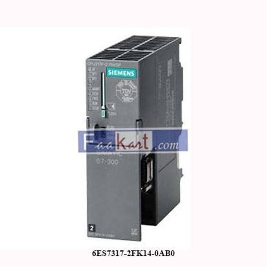Picture of 6ES7317-2FK14-0AB0 SIEMENS SIMATIC S7-300 CPU317F-2 PN/DP, central processing unit with 1.5 MB work memory