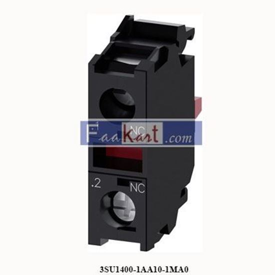 Picture of 3SU1400-1AA10-1MA0  SIEMENS  Contact module with 1 contact element