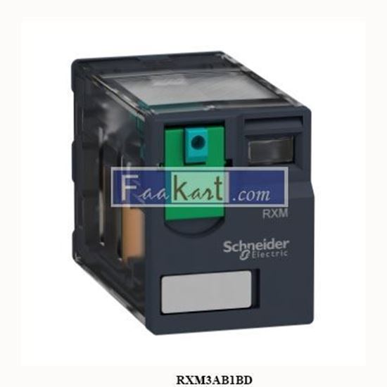 Picture of RXM3AB1BD  SCHNEIDER  Miniature plug-in relay