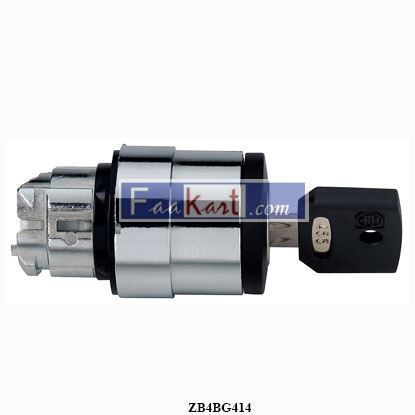 Picture of ZB4BG414 SCHNEIDER  KEY SELECTOR WITH SPECIAL KEY