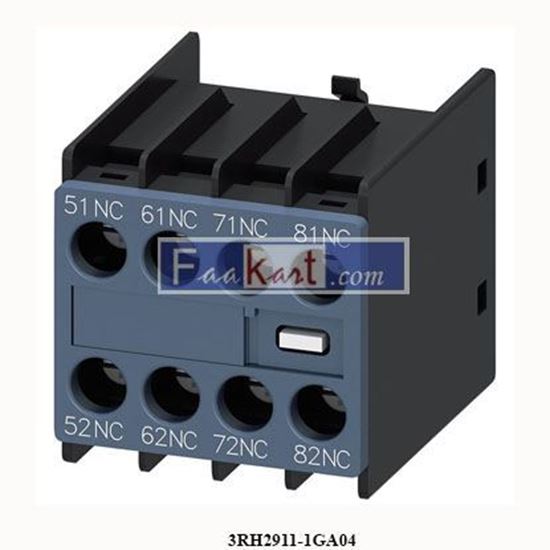 Picture of 3RH2911-1GA04 SIEMENS  auxiliary switch