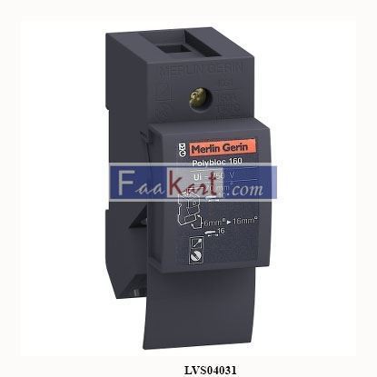 Picture of LVS04031  SCHNEIDER  LINERGY DX 1P DIST.BLOCK 160A 4M 6HOLES