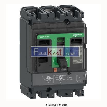 Picture of C25B3TM200  SCHNEIDER Circuit breaker