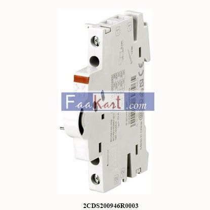 Picture of 2CDS200946R0003   S2C-H6-02R ABB  Auxiliary contact