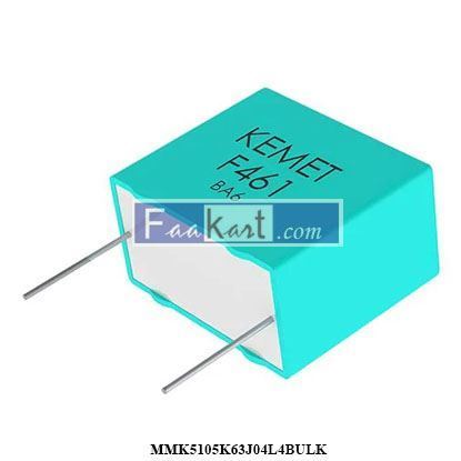 Picture of MMK5105K63J04L4BULK  KEMET Film Capacitors 63volts