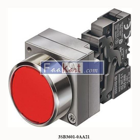 Picture of 3SB3601-0AA21 SIEMENS PUSHBUTTON
