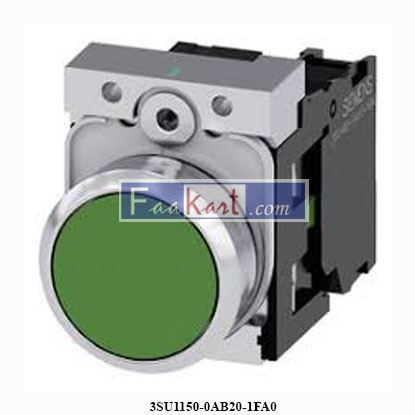 Picture of 3SU1150-0AB20-1FA0  SIEMENS  Pushbutton