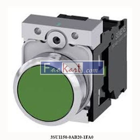 Picture of 3SU1150-0AB20-1FA0  SIEMENS  Pushbutton