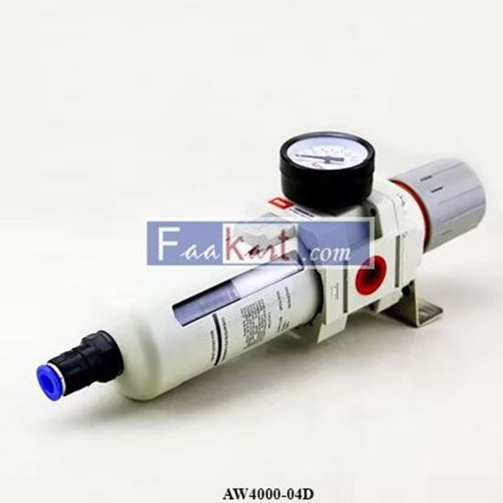 Picture of AW4000-04D SMC Automatic Series Pneumatic Air Filter Regulator with Auto Drain