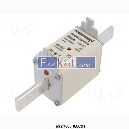 Picture of 6SY7000-0AC34  SIEMENS   Fuse link 10A, 250 V