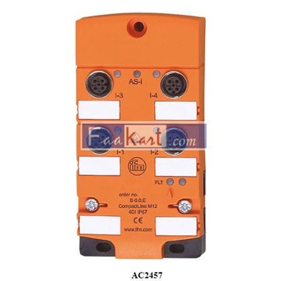 Picture of LM12 4DI-Y M12 IP67  AC2457  IFM AS-Interface CompactLine module