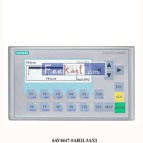 Picture of 6AV6647-0AH11-3AX1  SIEMENS  HMI HMI
