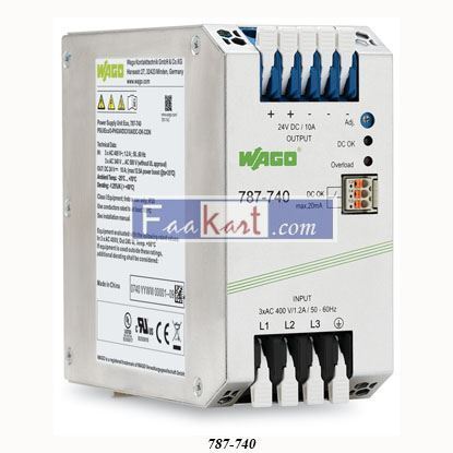 Picture of 787-740  WAGO  Power supply switching