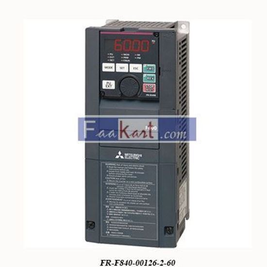 Picture of FR-F840-00126-2-60  Mitsubishi VARIABLE SPEED/FREQUENCY DRIVE