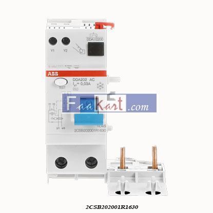 Picture of DDA202 AC-63/0.03   2CSB202001R1630 ABB Residual Current Device Block