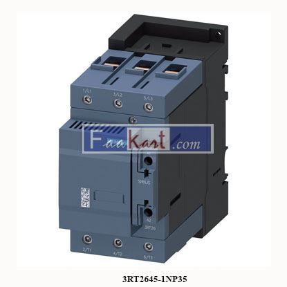 Picture of 3RT26451NP35  SIEMENS  Capacitor contactor