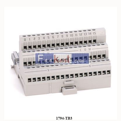Picture of 1794-TB3  Allen-Bradley Terminal Base