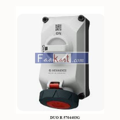 Picture of DUO R 5704403G  Mennekes  Wall mounted receptacle