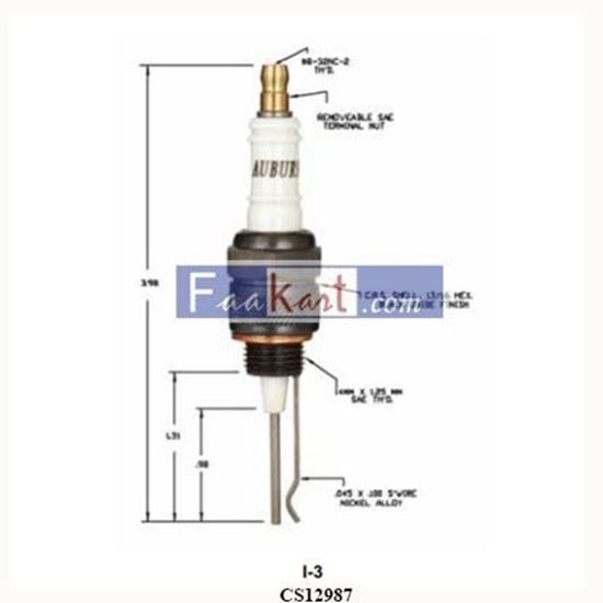 Picture of CS12987  Auburn SPARK PLUG  Igniter