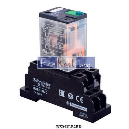 Picture of RXM2LB2BD  SCHNEIDER  miniature plug-in relay
