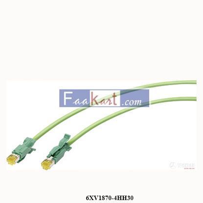 Picture of 6XV1870-4HH30  siemens IE TP Cord PLUS RJ45/RJ45, Cat6a, S/FTP cable 4x2