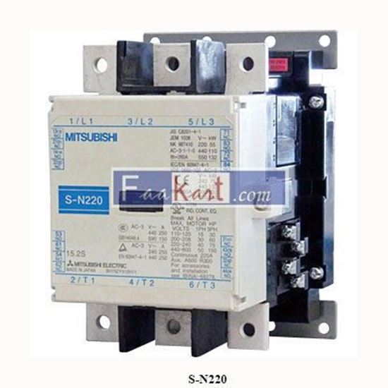 Picture of S-N220 AC110V  MITSUBISHI  AC CONTACTOR