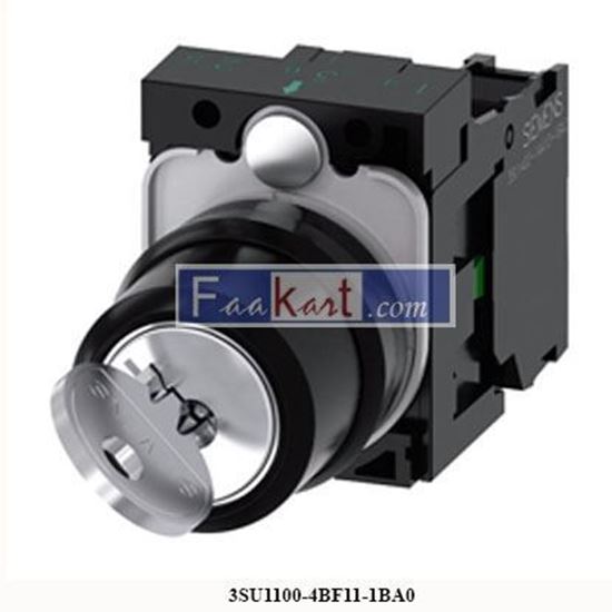 Picture of 3SU1100-4BF11-1BA0  SIEMENS  RONIS key-operated switch