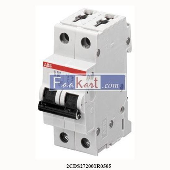 Picture of 2CDS272001R0505  S202M-B50  ABB  Miniature Circuit Breaker