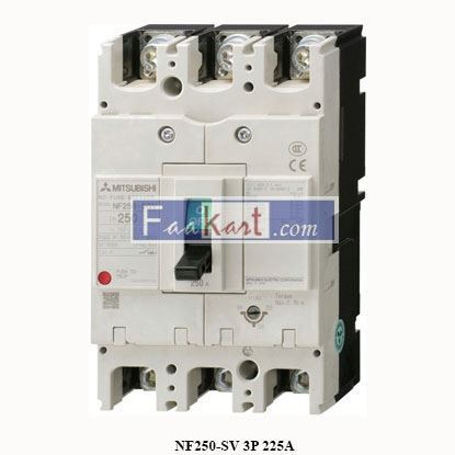 Picture of NF250-SV 3P 225A  MITSUBISHI  Circuit breaker