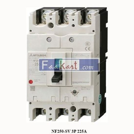 Picture of NF250-SV 3P 225A  MITSUBISHI  Circuit breaker