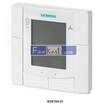 Picture of RDF300.02 SIEMENS Flush mount room thermostat