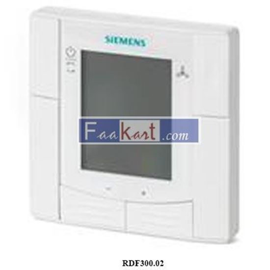 Picture of RDF300.02 SIEMENS Flush mount room thermostat