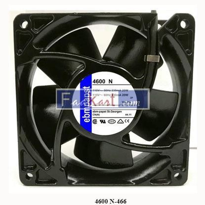 Picture of 4600N-466  ebm-papst  AC Fans AC Axial Fan+Wallring