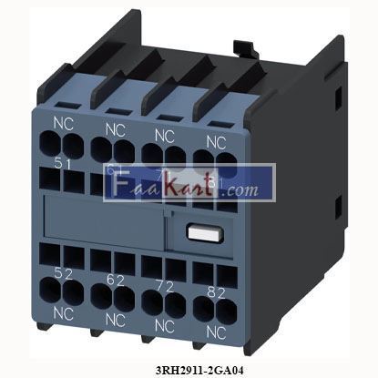 Picture of 3RH29112GA04 SIEMENS Auxiliary Contacts