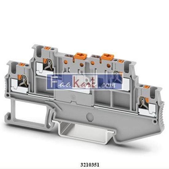 Picture of 3210351  PTT 1,5/S-2MT PHOENIX CONTACT Knife-disconnect terminal block