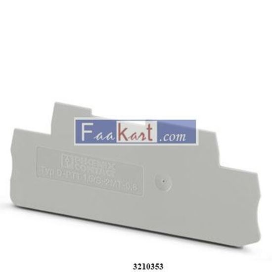 Picture of 3210353  D-PTT 1,5/S-2MT-0,8  PHOENIX CONTACT End cover