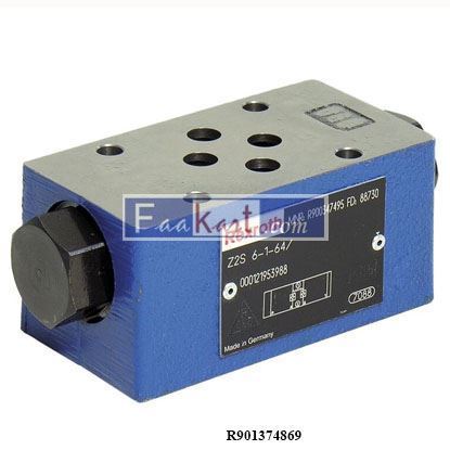 Picture of R901374869  Z2S6-1-6X/V/60  Bosch Rexroth  PILOT OPERATED CHECK VALVE WITH SANDWICH PLATE DESIGN