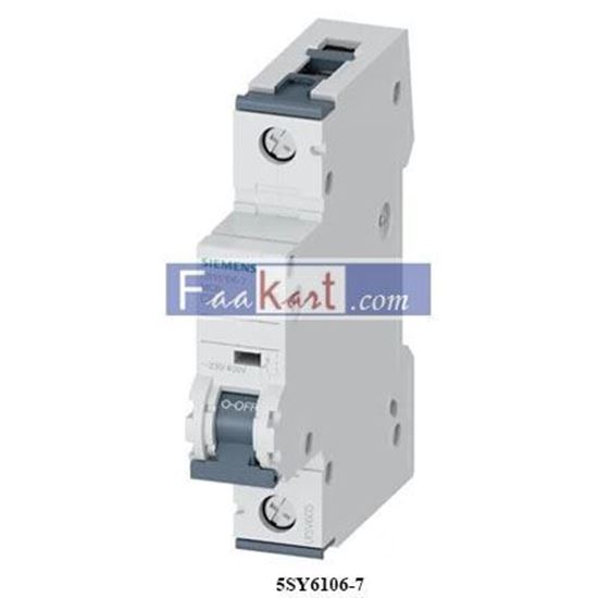 Picture of 5SY6106-7 SIEMENS Miniature circuit breaker