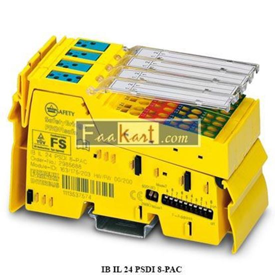 Picture of 2985688 IB IL 24 PSDI 8-PAC  PHOENIX CONTACT Safety module