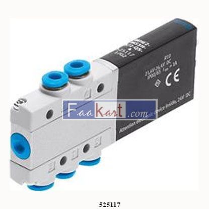 Picture of MHE2-MS1H-5/2-QS-4  525117  FESTO Solenoid valve