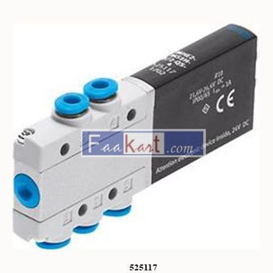 Picture of MHE2-MS1H-5/2-QS-4  525117  FESTO Solenoid valve