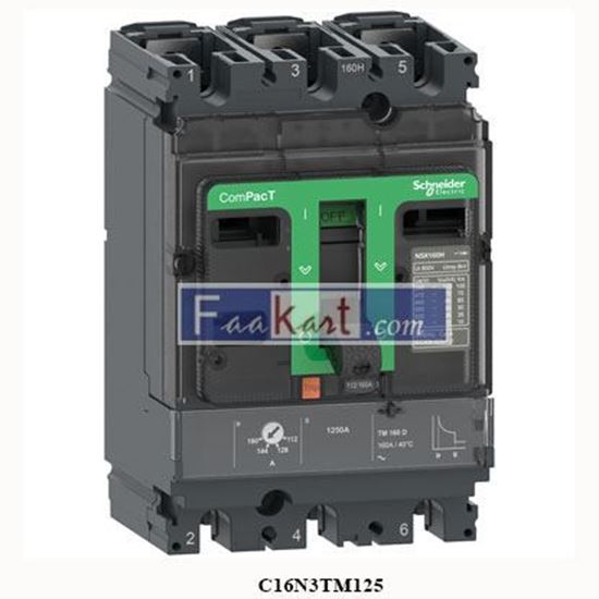 Picture of C16N3TM125 SCHNEIDER Circuit breaker