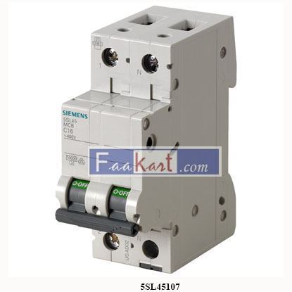 Picture of 5SL4510-7 SIEMENS  Miniature circuit breaker