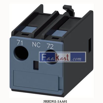 Picture of 3RH2911-1AA01  SIEMENS  auxiliary switch