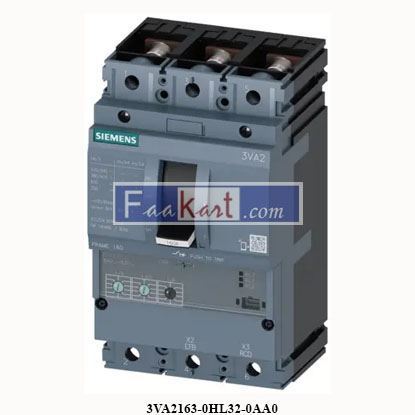 Picture of 3VA2163-0HL32-0AA0  SIEMENS  CIRCUIT BREAKER