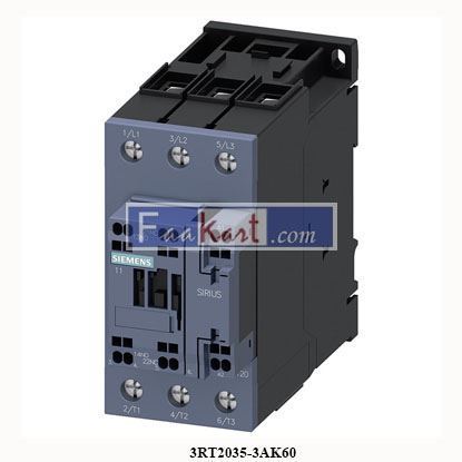Picture of 3RT2035-3AK60 Siemens Sirius Contactor